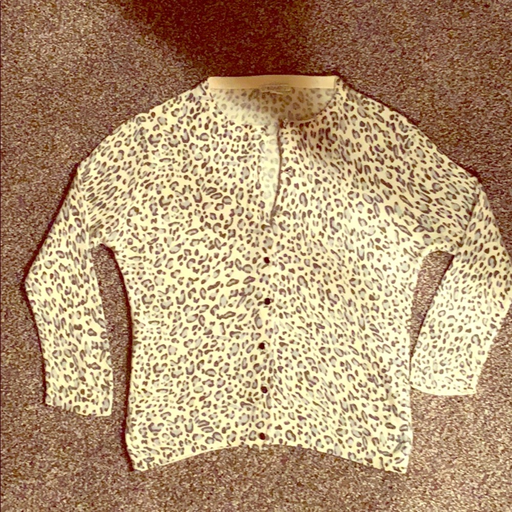 Cardigan sweater.